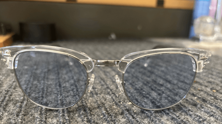 Buy online SHR 391 S  Silver Crystal (1) LT Coral Blue  sunglasses from Casey Optical too