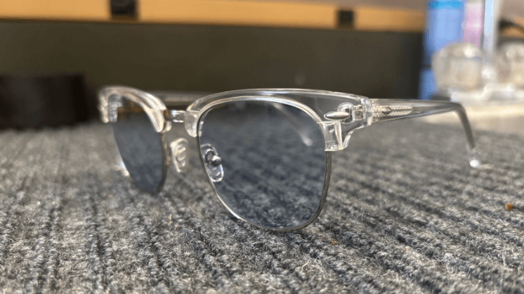 Buy online SHR 391 S  Silver Crystal (1) LT Coral Blue  sunglasses from Casey Optical too